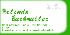 melinda buchmuller business card